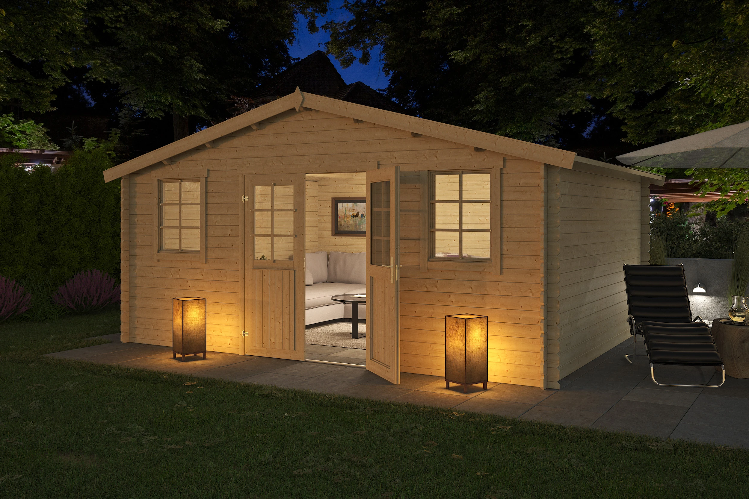 Outdoor Life Blokhut Udo 480 x 300 cm - Afbeelding 5